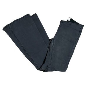 Free People Pull On Flares 26 Gray Bohemian Hippie Festival Western Cowgirl